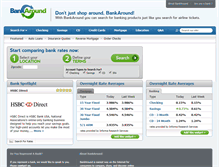 Tablet Screenshot of bankaround.com